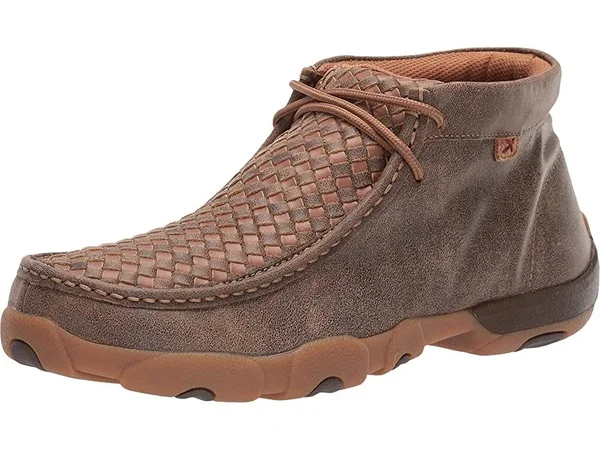 Twisted x Men's MDM0033 Driving Moc - Bomber/Tan Leather