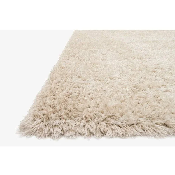 Loloi Kayla Shag KAY-01 5& x 7&6x22 Beige Rug