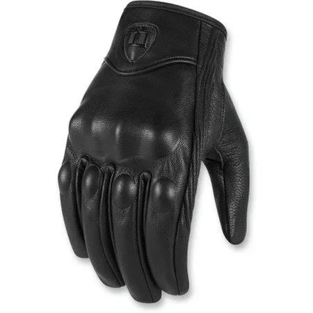 Icon Pursuit CE Mens Leather Gloves Black - Men's, Size: XL