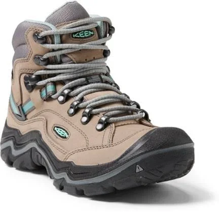 Keen Women's Durand II Mid Waterproof Boot - 5.5 - Grey Flannel - Steel Grey