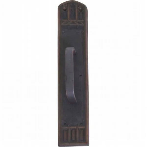 Camp USA Oxford Pull Plate with Traditional Pull, Venetian Bronze Finish - 3.38 x 18 in. CA979346