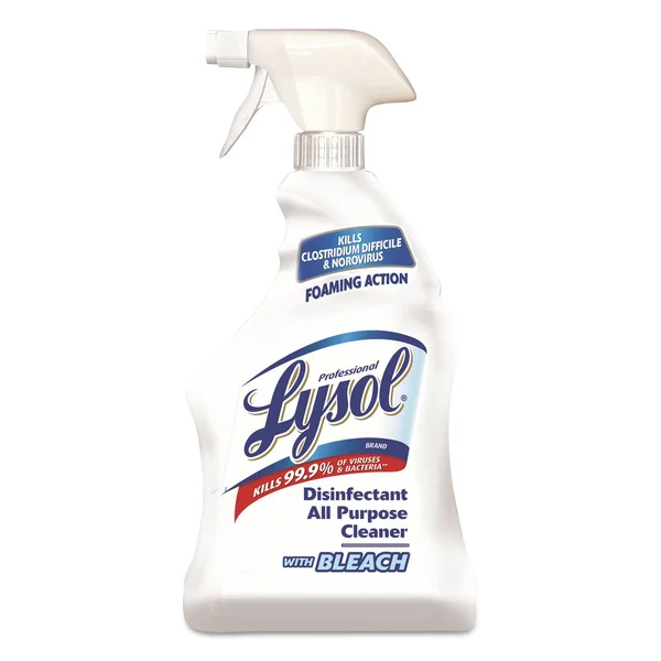 Professional Lysol Brand All-Purpose Cleaner with Bleach 32 oz Spray Bottle 12/Carton 90226CT