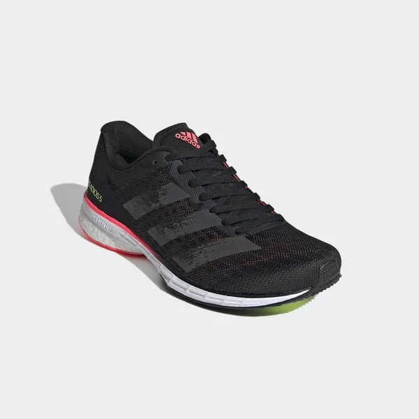 Adidas Adizero Adios 5 Shoes - Women's - Core Black - Signal Pink - 6