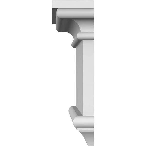 40 inch Bottom Width x 44 3/8 inch Top Width x 8 5/8 inchh x 3/8 inchp Bedford Crosshead