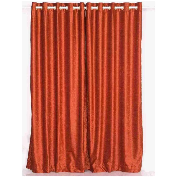 Rust Ring, Grommet Top Velvet Curtain, Drape, Panel - Piece
