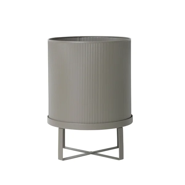 Ferm Living Bau Pot - Large - Warm Grey