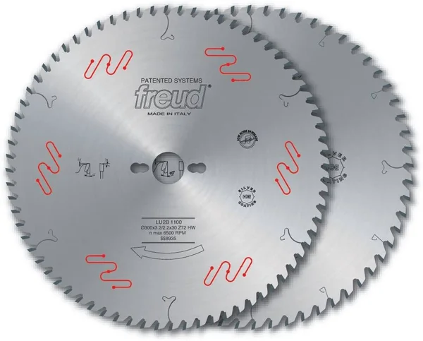 Freud LU2B13 315mm 72 Tooth Carbide Tipped Blade for Ripping and Crosscutting Wooden Panels and Composites