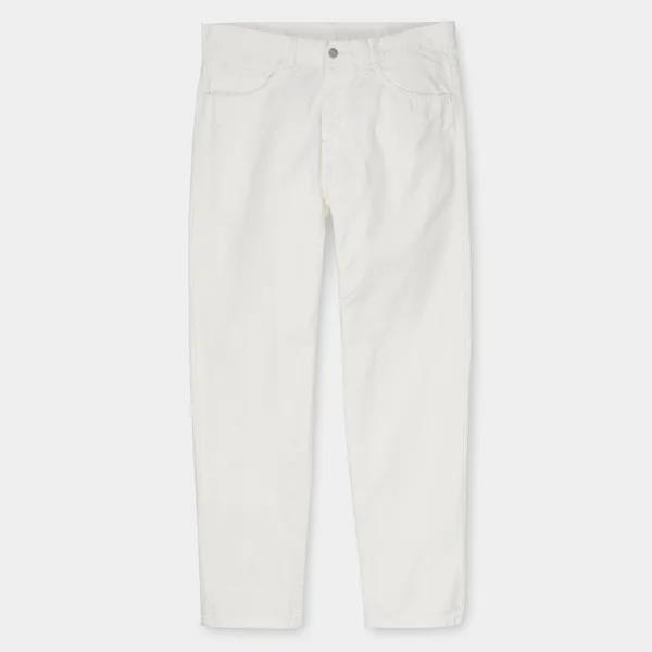 Carhartt WIP Newel Pant - Drill, Off-White