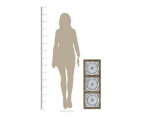 Stratton Home Decor Mykonos Medallion Panel Wall Dcor - Multi