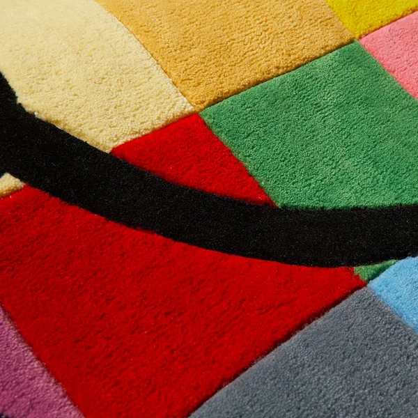 Chinatown Market Smiley Color Tile Rug 4ft - Multi, Feature
