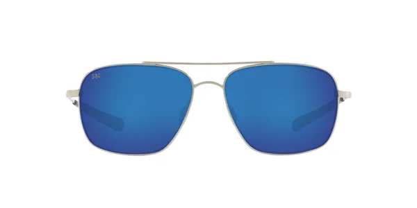 Costa Del Mar Sunglasses Canaveral Palladium Blue Mirror 580G Polarized