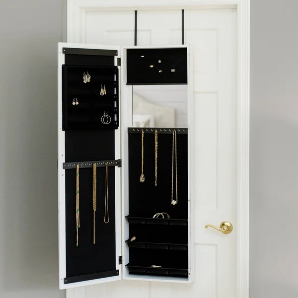 FirsTime White Eloise Jewelry Armoire