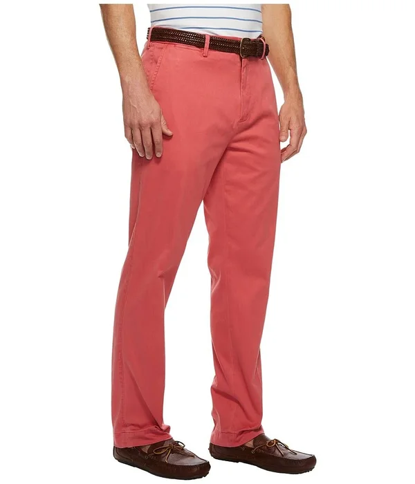 Ralph Lauren Mens Stretch Casual Chino Pants, Red, 42W x 30L