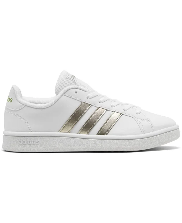 Adidas Grand Court Base Shoes White 10 - Womens Tennis Shoes
