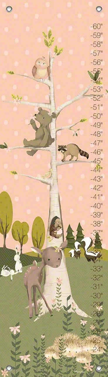 Oopsy Daisy Growth Charts Woodland Pals