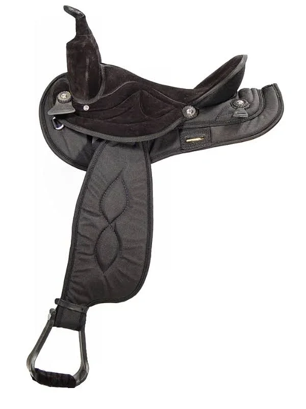Big Horn Cordura Saddle 14inch, Black