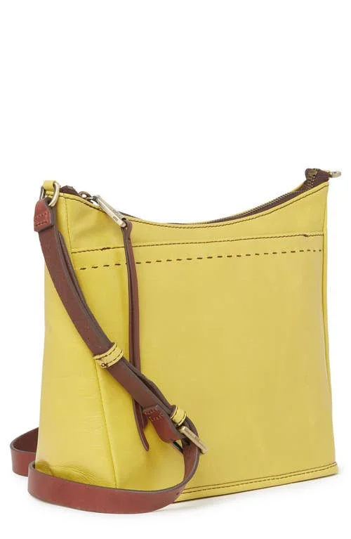Hobo Aviva Leather Crossbody Bag in Lemongrass at Nordstrom Rack