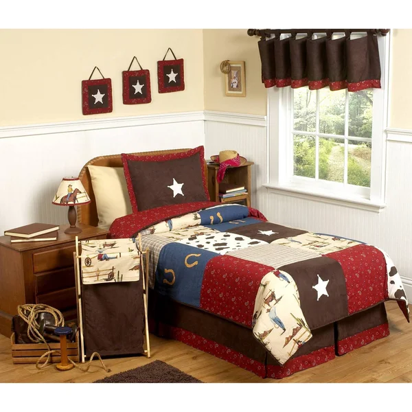 Sweet Jojo Designs Wild West Cowboy Collection Twin Sheet Set