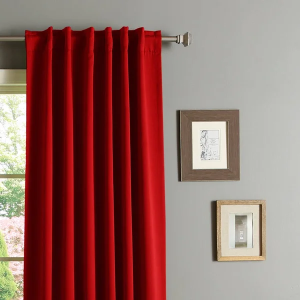 Aurora Home Insulated 72-Inch Thermal Blackout Curtain Panel Pair - 52 x 72