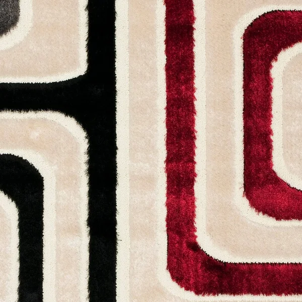 Safavieh Euclid Geometric Shag Area Rug, Size: 5'3 inch x 7'6 inch