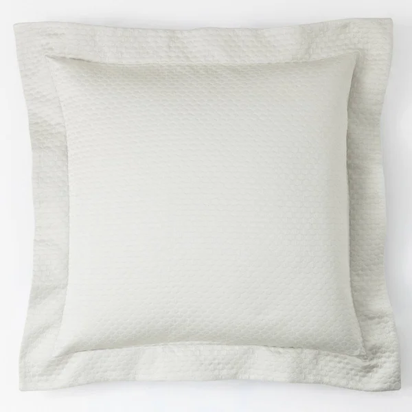 Matouk Pearl Euro Sham - Silver