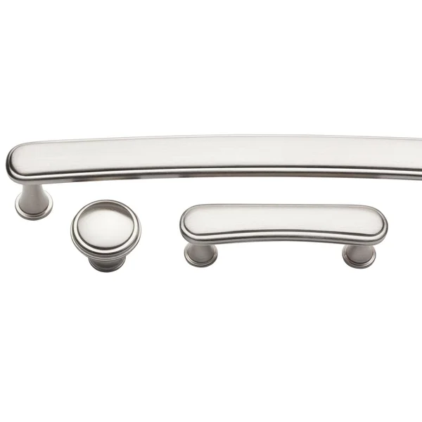Baldwin 4368150 8 in. Center to Center Severin Fayerman Appliance Pull, Satin Nickel
