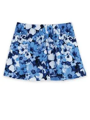 Blair Women's Plus Tankini Skirt - Blue Multi Floral 24W
