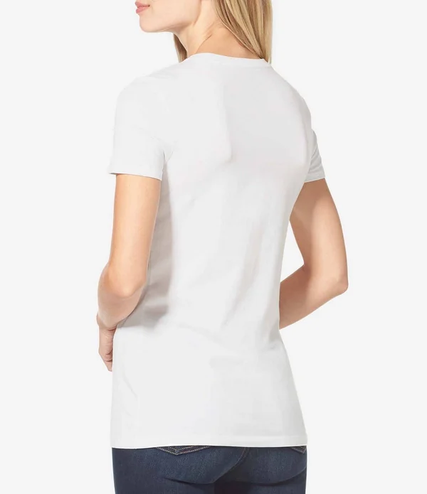 Tommy John 1001100 Second Skin Crew Neck Tee, White