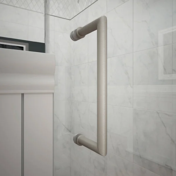DreamLine SHDR-243307210-04 Unidoor Plus Hinged Shower DOOR - Brushed Nickel, 33 to 33-1/2x22 x 72x22