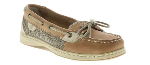 Sperry Top-Sider Women's Angelfish Boat Shoe - Size 7.5, Linen Oat