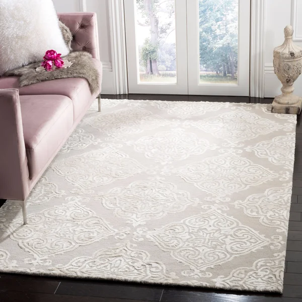 Safavieh Glamour Silver/Ivory 5 ft. x 8 ft. Area Rug