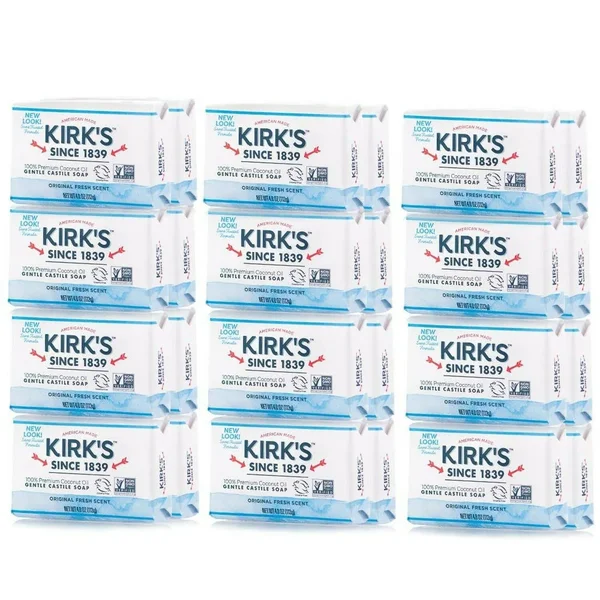 Kirks Original Coco Castile Soap 24 Bars