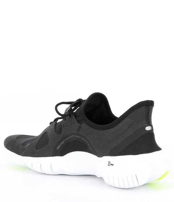 Nike Free RN 5.0 Running Shoe - Men's 9 White, Black, Black