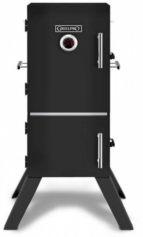 GrillPro 33 in. Vertical Charcoal Cabinet Smoker 31841