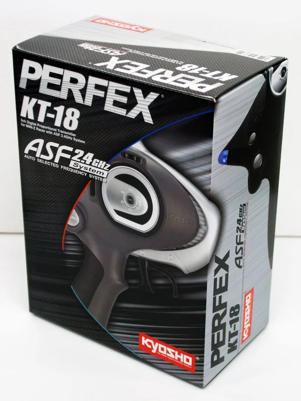 Kyosho Perfex KT-18 ASF 2.4GHz Transmitter for Mini-Z Racer Black