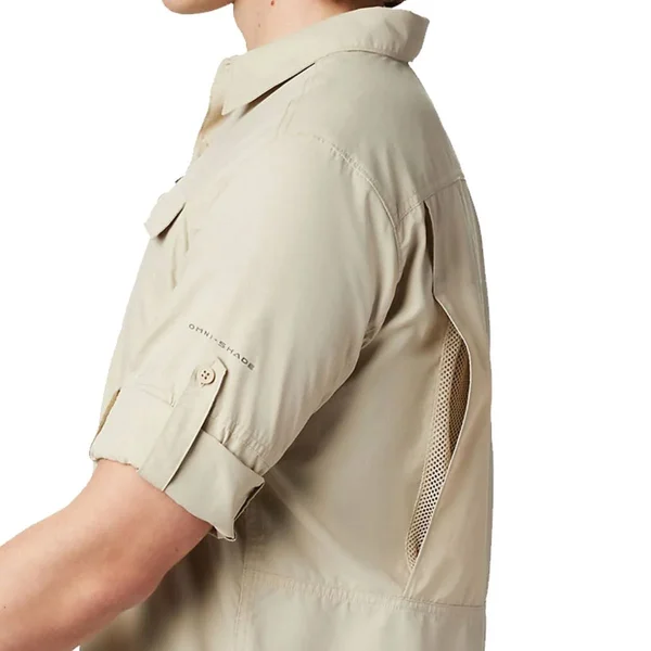 Columbia Men's Silver Ridge 2.0 Long Sleeve Shirt - Fossil, XXL