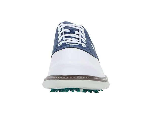 FootJoy Men's Traditions Golf Shoe - White/Navy, 8