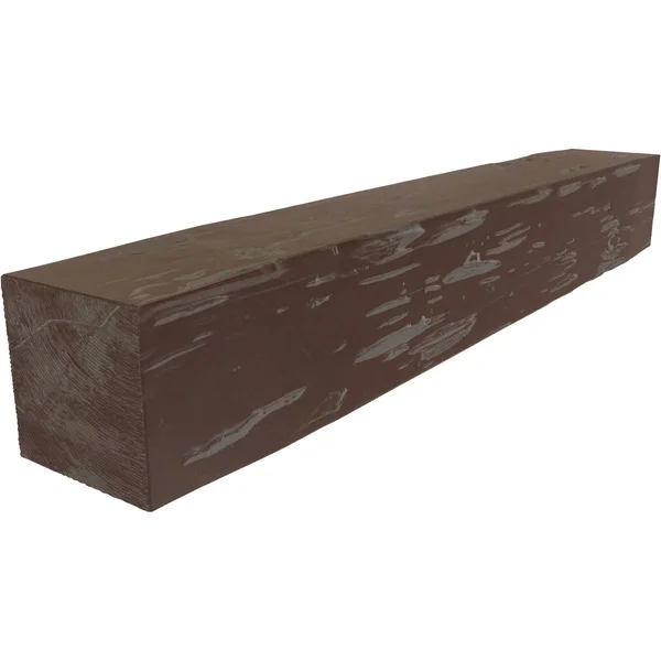 Ekena Millwork MANUPC04X08X36AE 4x22H x 8x22D x 36x22W Pecky Cypress Faux Wood Fireplace Mantel - Aged Pecan