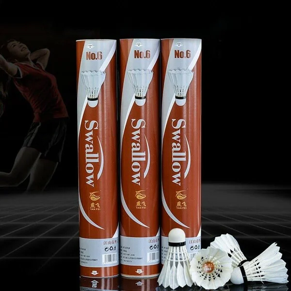 10X(12 Pcs, Lot Badminton Goose Down Badminton Ball Shuttlecock Outdoor Sports