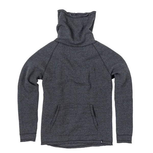 Duckworth Women's Powder High Neck - Charcoal, M, Merino Wool