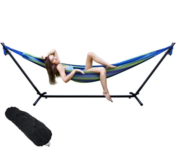 Sorbus Double Hammock with Steel Stand