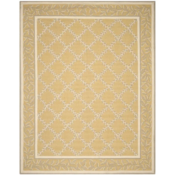 Safavieh Chelsea Yellow - Grey Area Rug; 6& x 9&