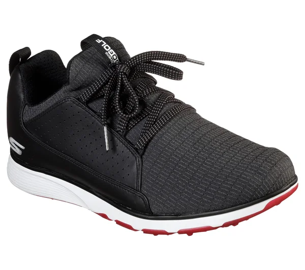 Skechers Men's Go Golf Mojo Elite Golf Shoes, Black/Red, 10.5