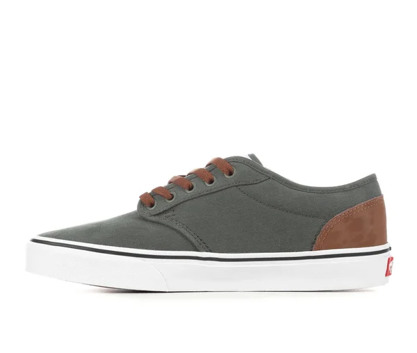 Men's Vans Atwood Skate Shoes in Thyme/White Leath Size 7 Medium
