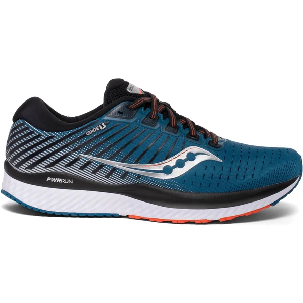 Saucony Men's Guide 13 Blue-Silver, 8.5