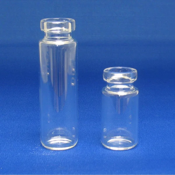 JG Finneran - 32020SP-2375 - 20ml SPME Clear Rounded Bottom Vial - 23x75mm, 20mm Flat Top Crimp, Thicker Lip Finish, ( Case of 10