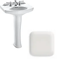 Toto Dartmouth LPT642#12 Pedestal Lavatory - Sedona Beige