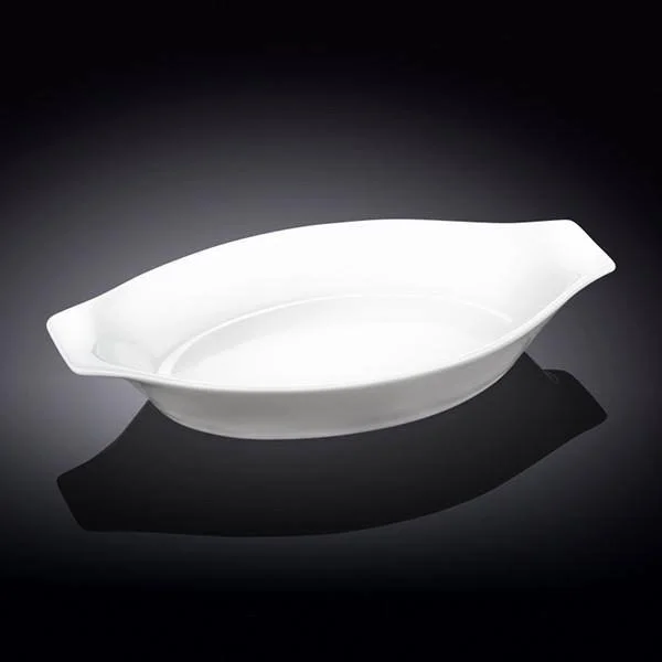 Wilmax Fine Porcelain Set of 6 Baking Dishes 8 inch - 20 cm Wl-997008/a, White