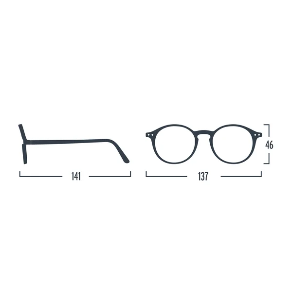Izipizi LetmeSee #D Red Reading Glasses