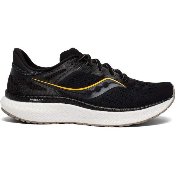 Saucony Men's Hurricane 23 Black - Vizigold, 11, 2E